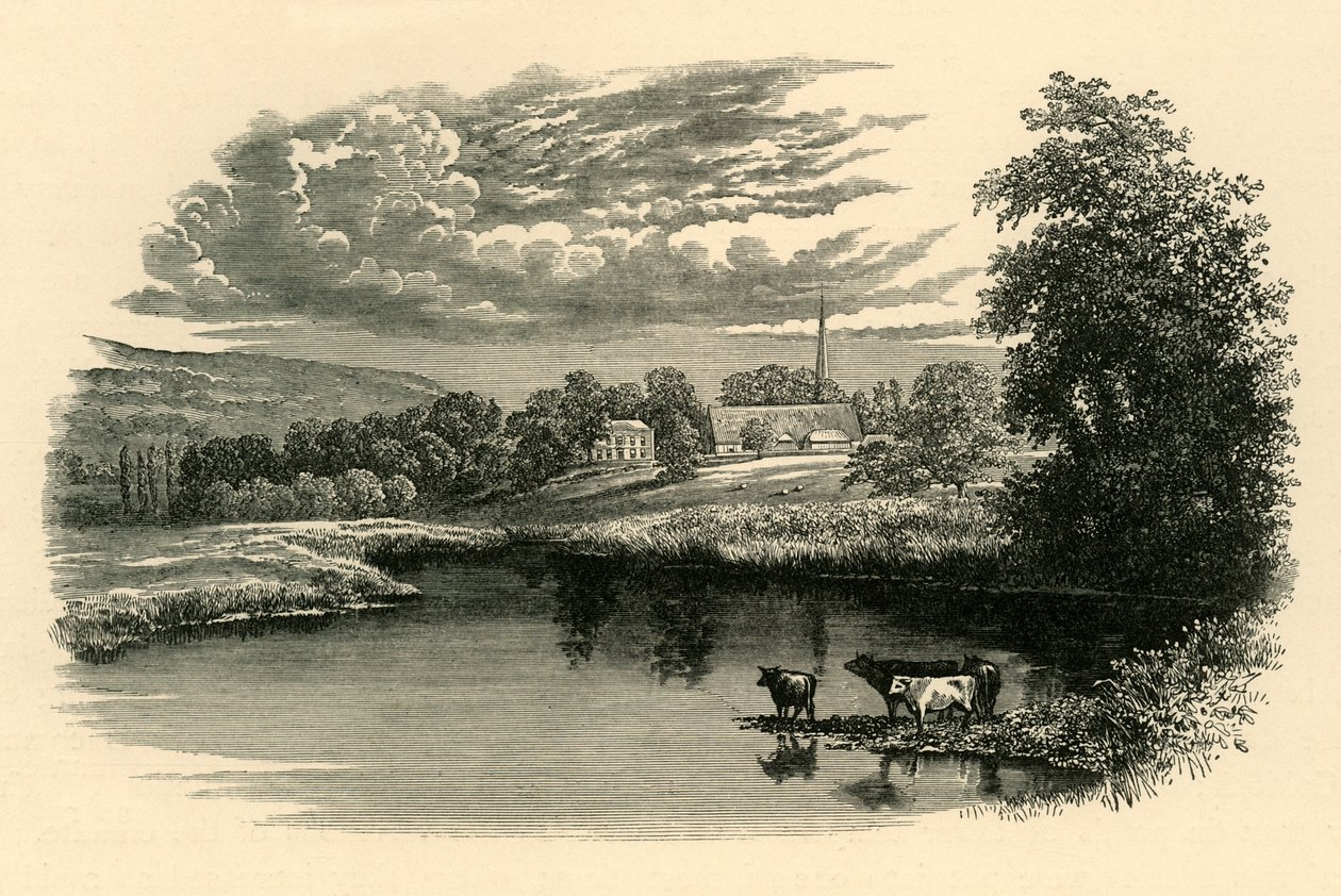 Na Avonu, c1890. od Unbekannt