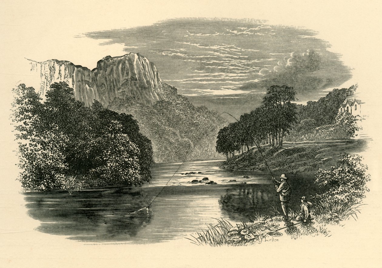 Na Derwent, c1890. od Unbekannt