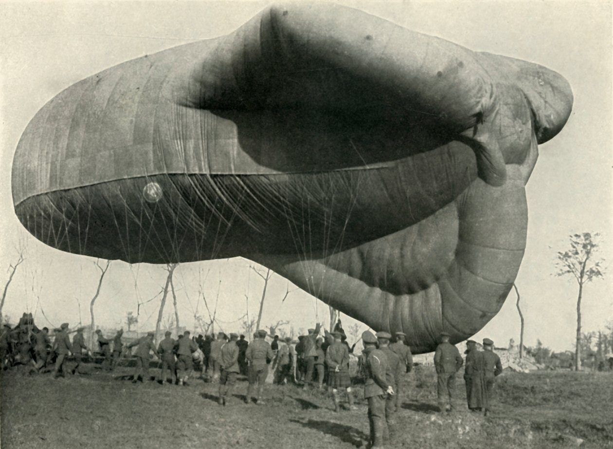 Jeden z našich pozorovacích balónů, 1919. od Unbekannt