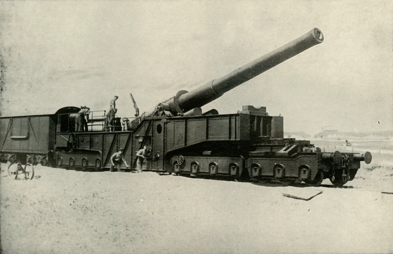 Jedna z Monster British Guns, 1919. od Unbekannt