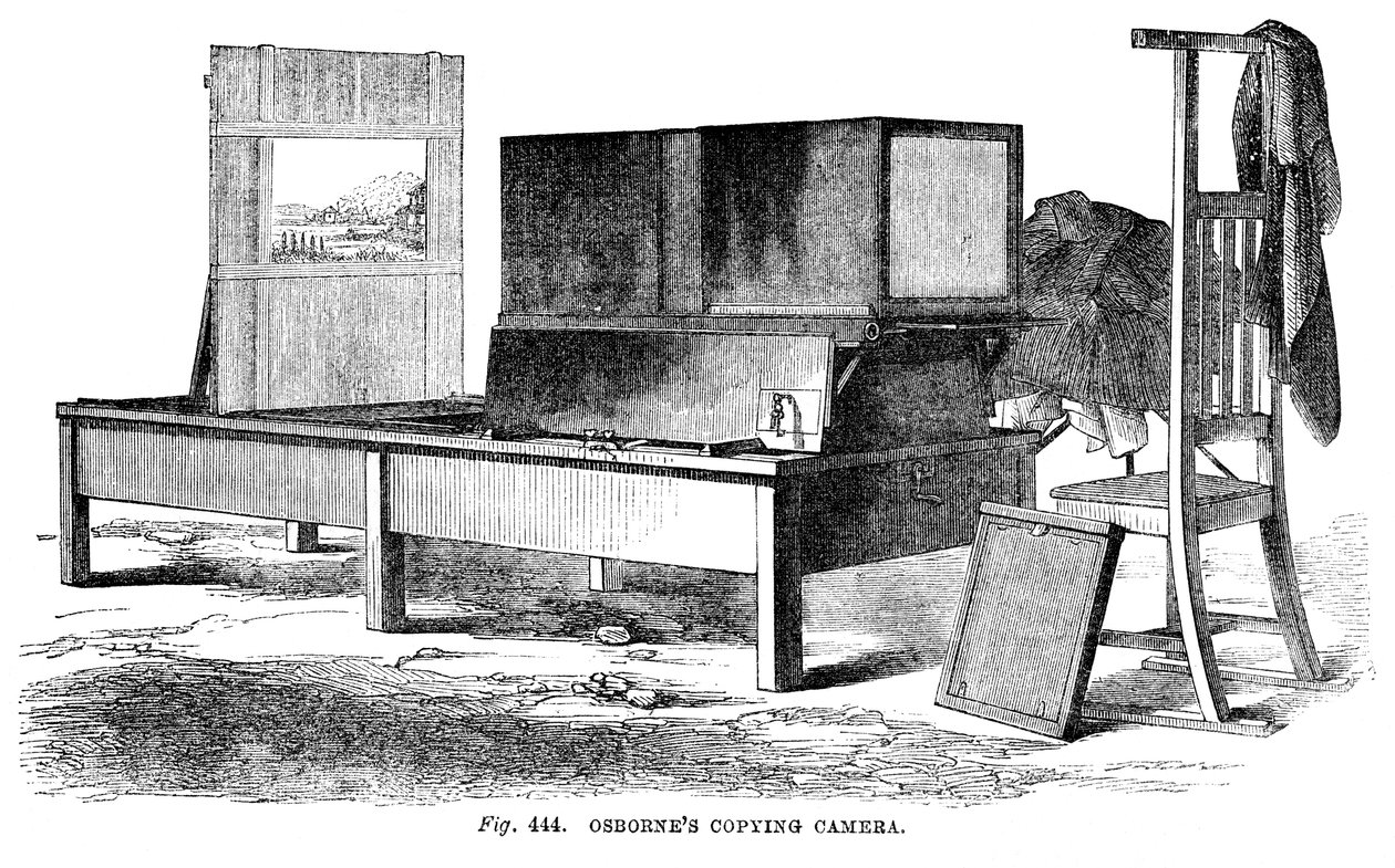 Osbornes Copying Camera, 1866 od Unbekannt