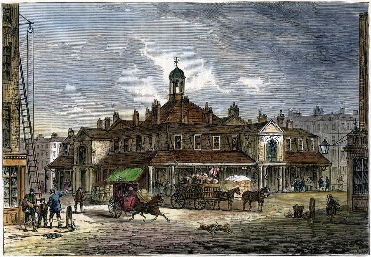 Oxford Market, 19. století od Unbekannt
