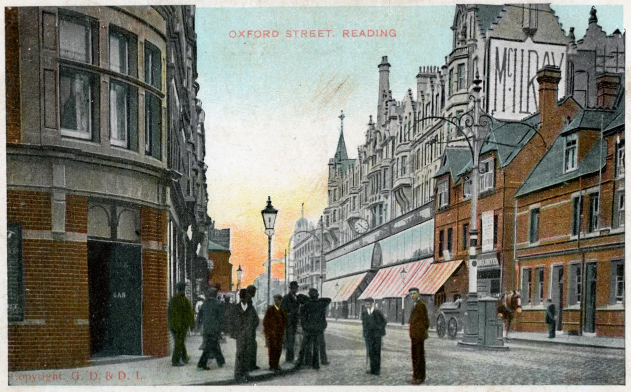 Oxford Street, Reading, Berkshire, 1900-1910 od Unbekannt