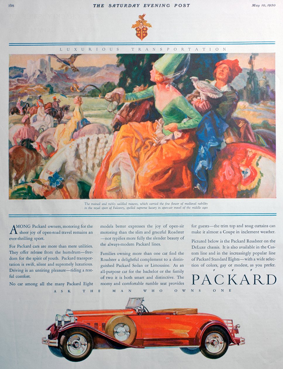 Reklama na auto Packard, 1930 od Unbekannt