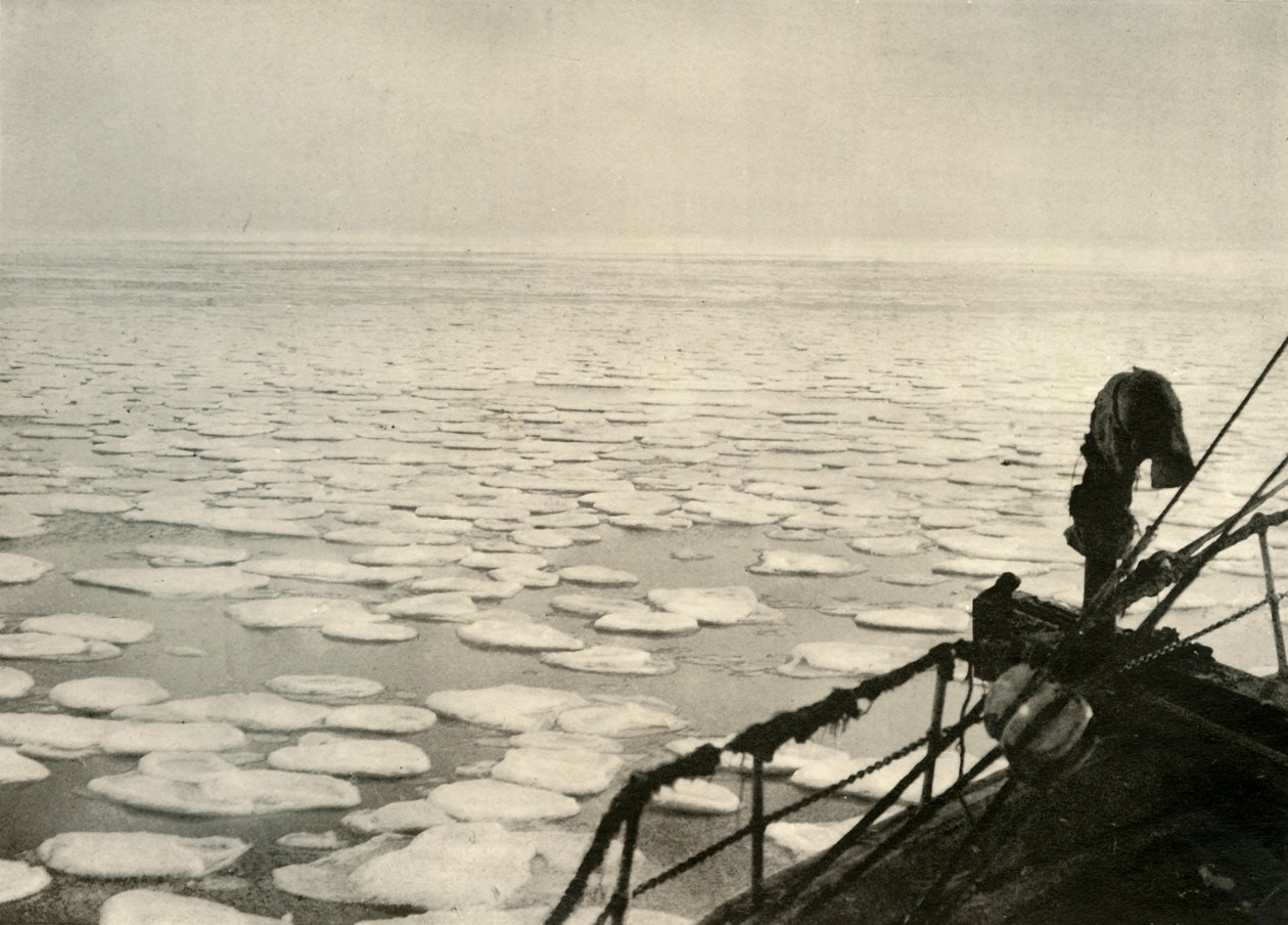 Pancake Ice in the Ross Sea, c1908, 1909. od Unbekannt