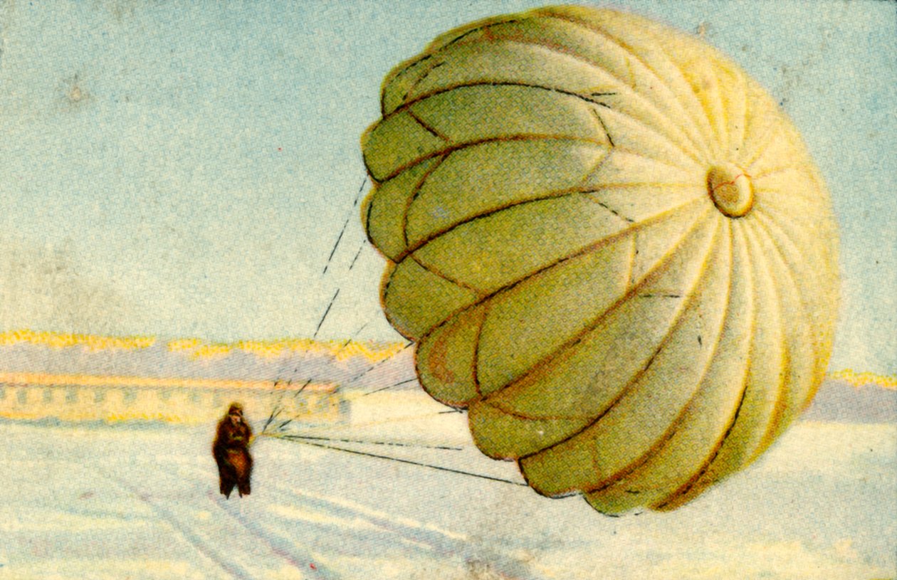 Přistání na padáku, 1932. od Unbekannt