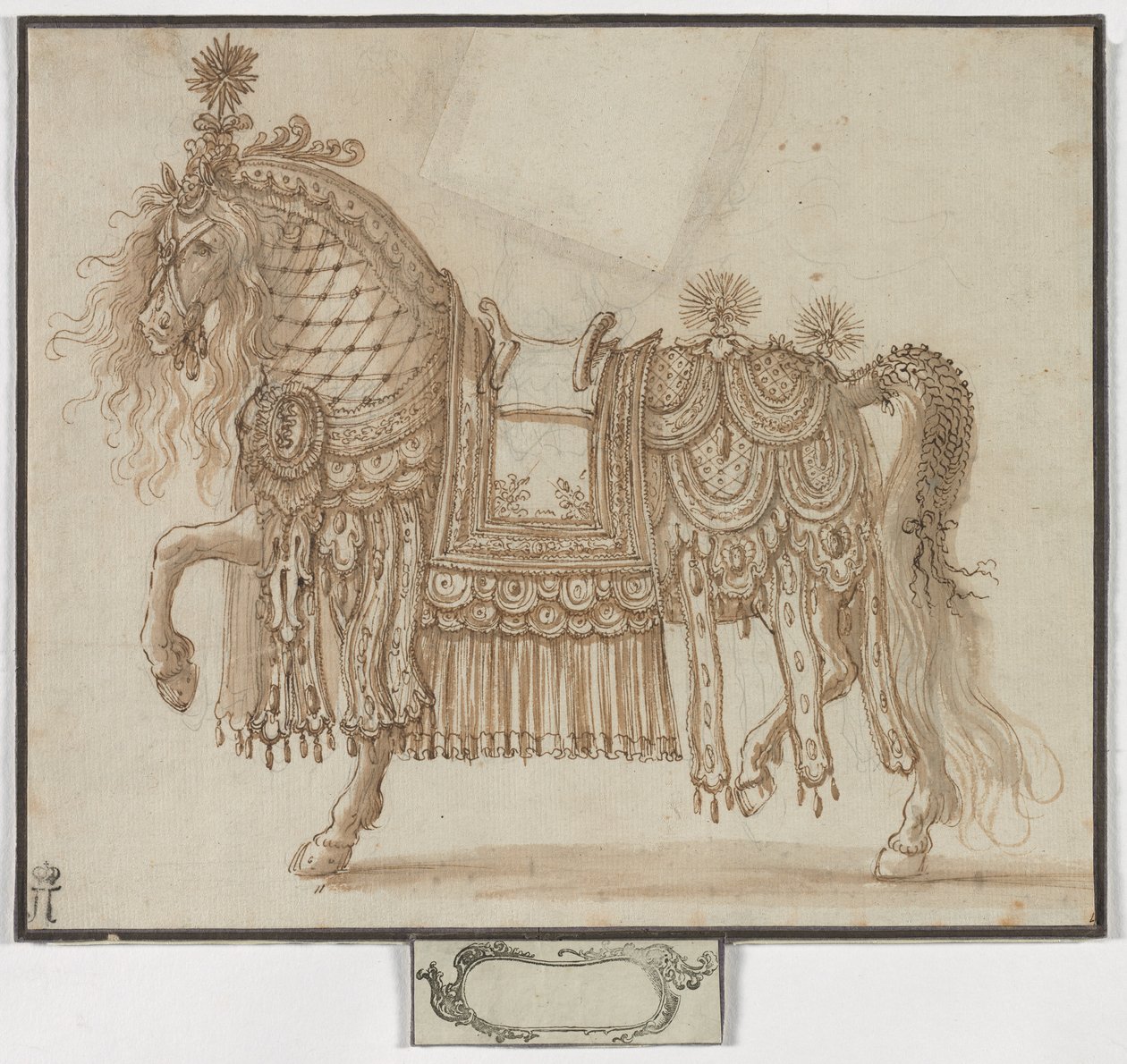 Průvodní kůň, 1619. od Unbekannt