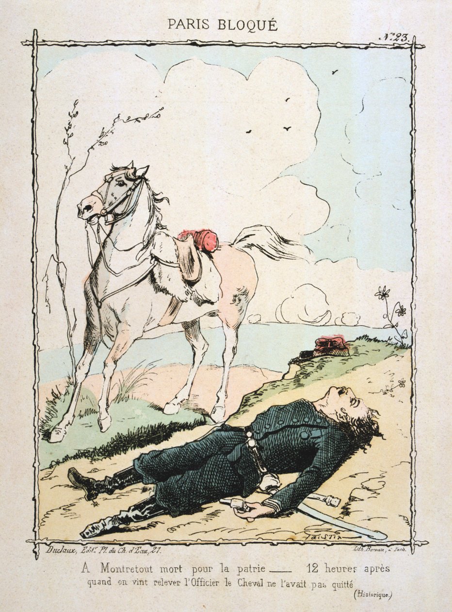 Paříž obléhána, 1870-1871. od Unbekannt
