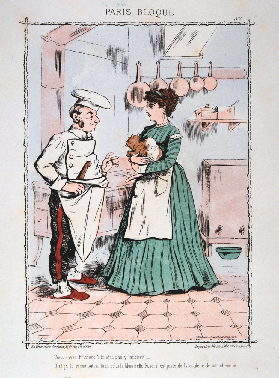 Paříž obléhána, 1870-1871. od Unbekannt