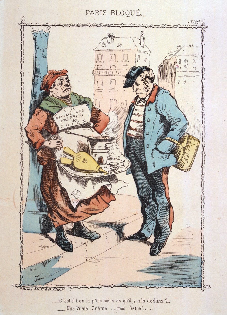 Paříž obléhána, 1870-1871. od Unbekannt