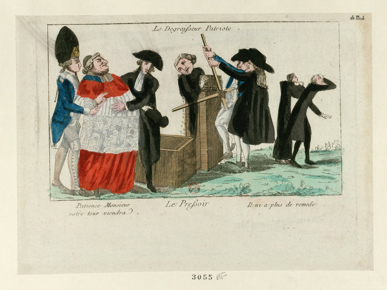 Trpělivost Monsignore Přijde řada na vás..., 1790. od Unbekannt