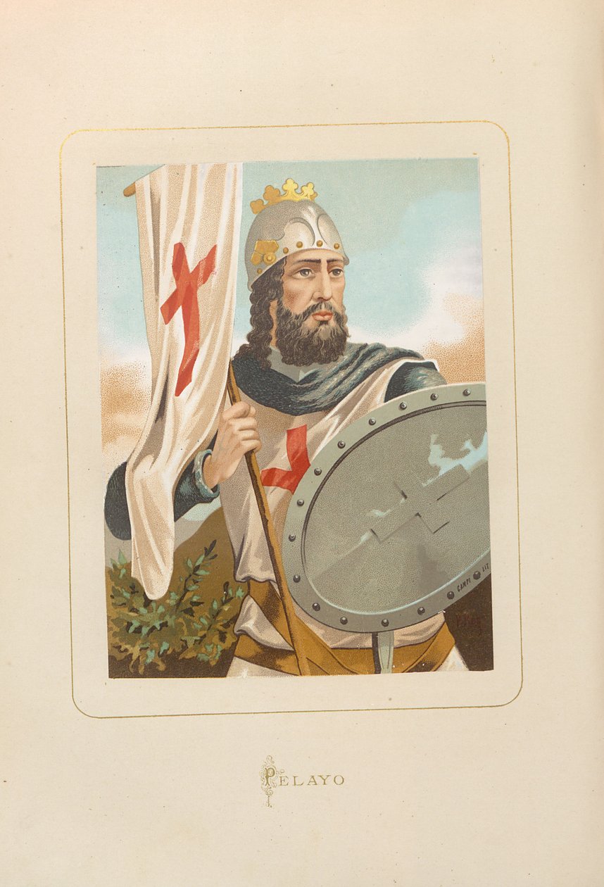 Pelagius z Asturie, 1875-1877. od Unbekannt