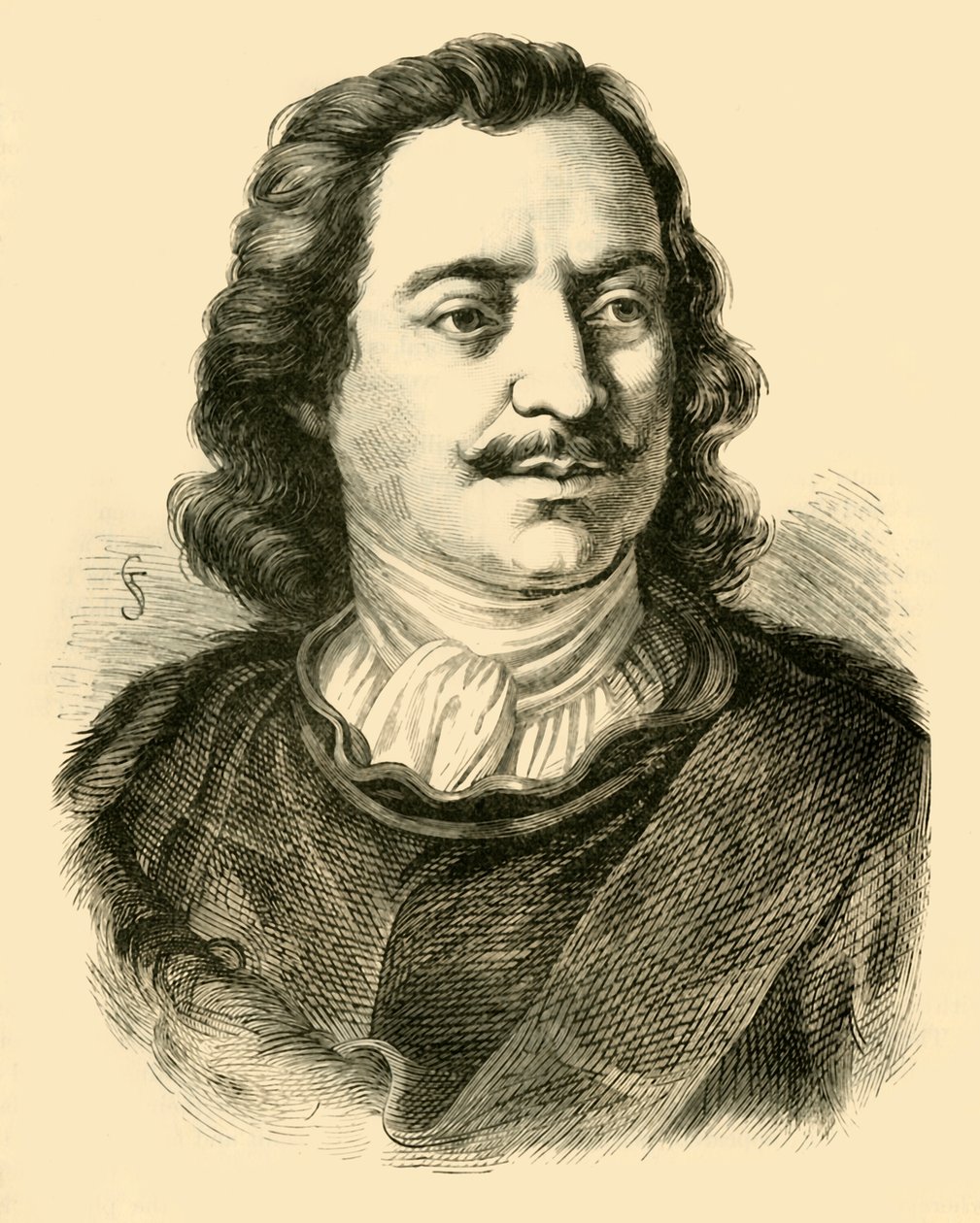 Petr Veliký, c1710-1720, 1890. od Unbekannt