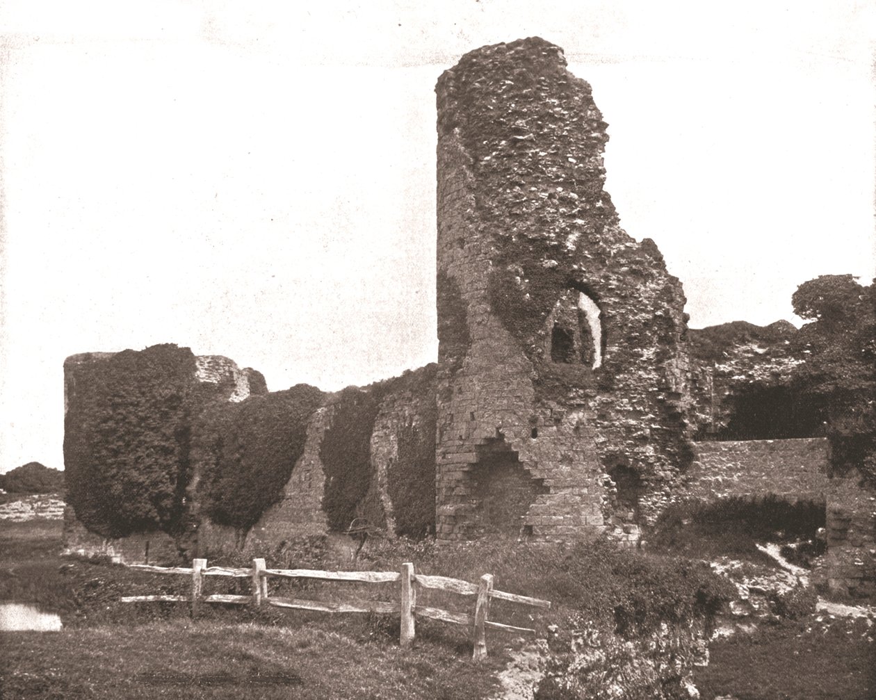 Hrad Pevensey, Sussex, 1894. od Unbekannt