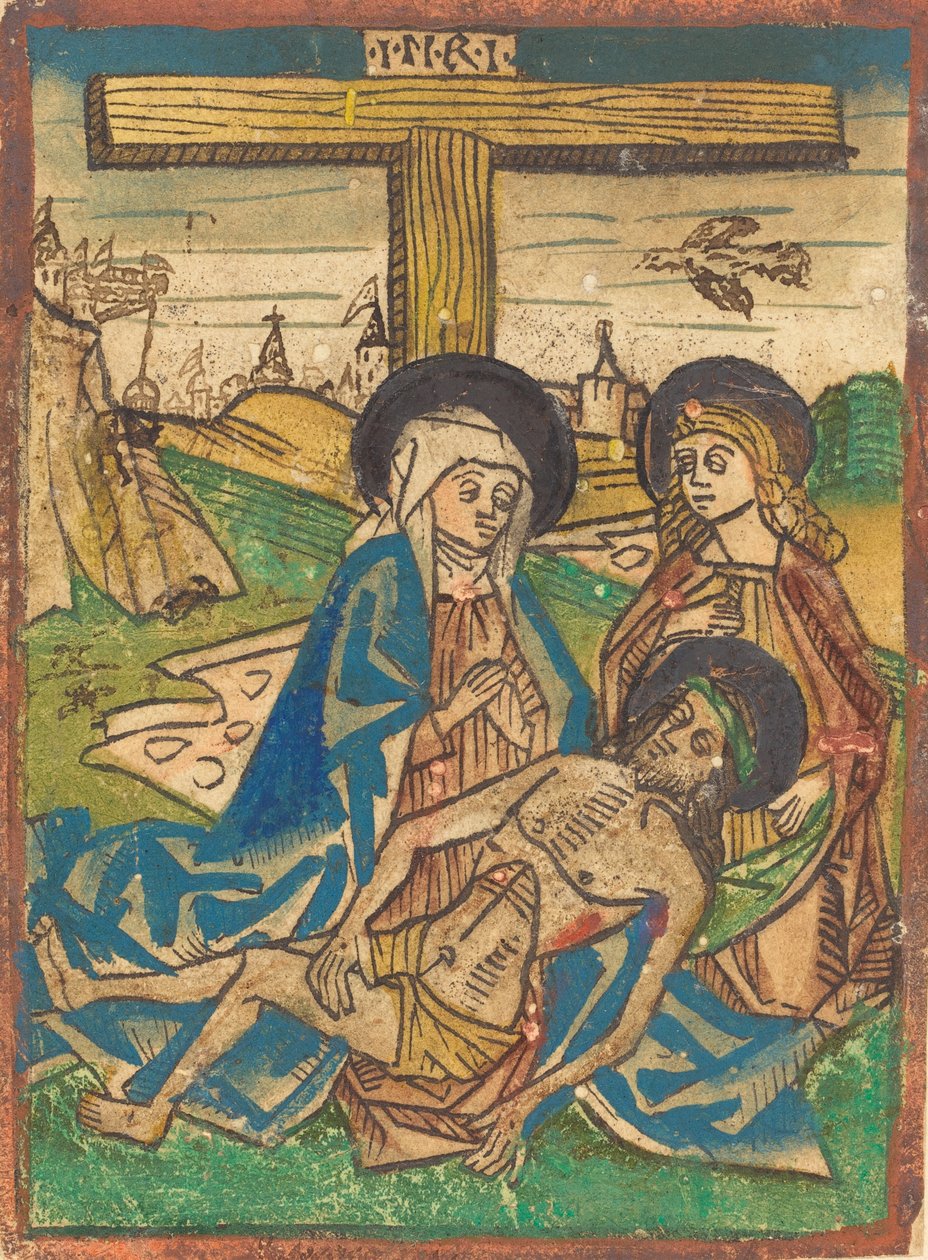 Pieta se svatým Janem, c. 14751485. od Unbekannt