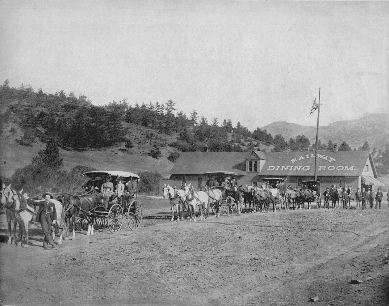 Pikes Peak Col. Toll Road, c1897. od Unbekannt