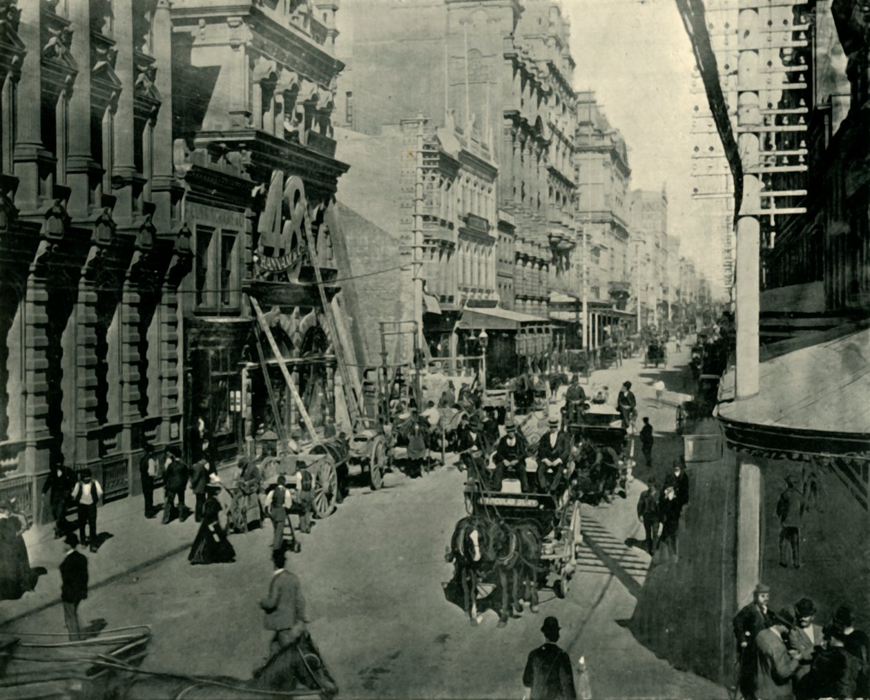 Pitt Street, Sydney, 1901. od Unbekannt