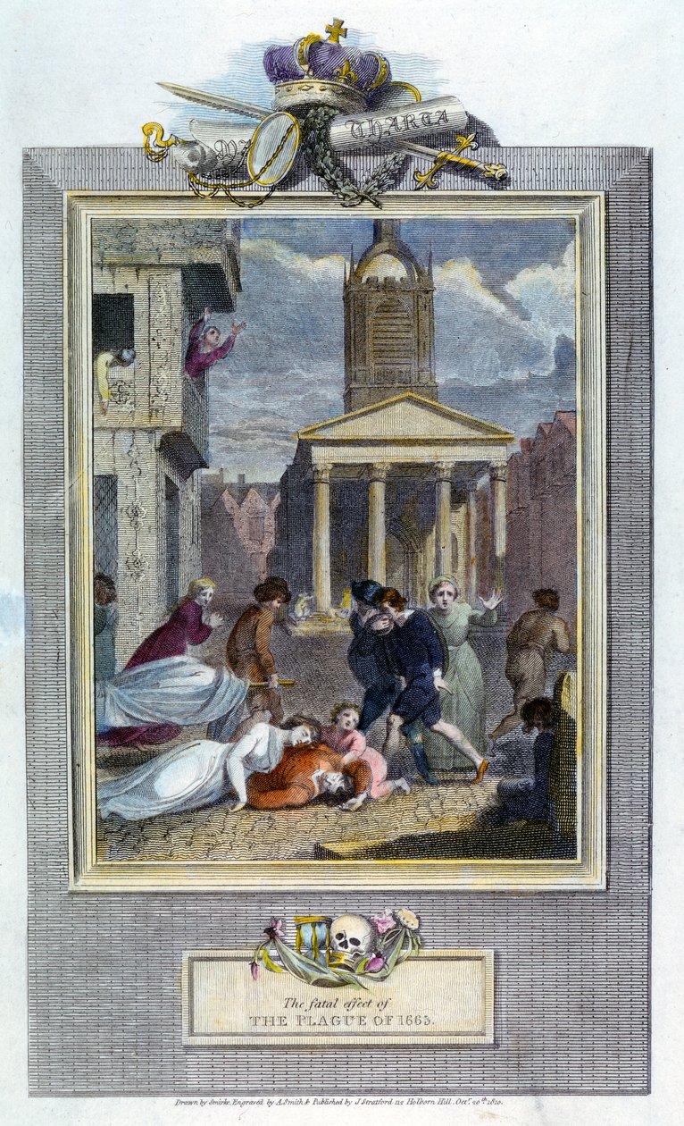Plague of London, 1665 1810 od Unbekannt