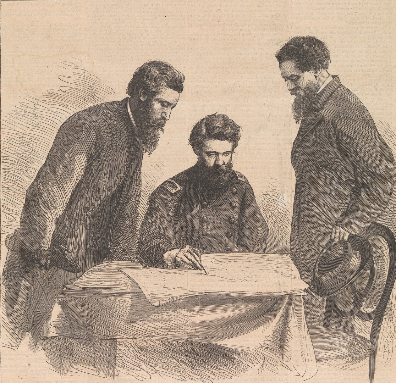 Plánování zajetí Bootha a Harolda, 1865. od Unbekannt