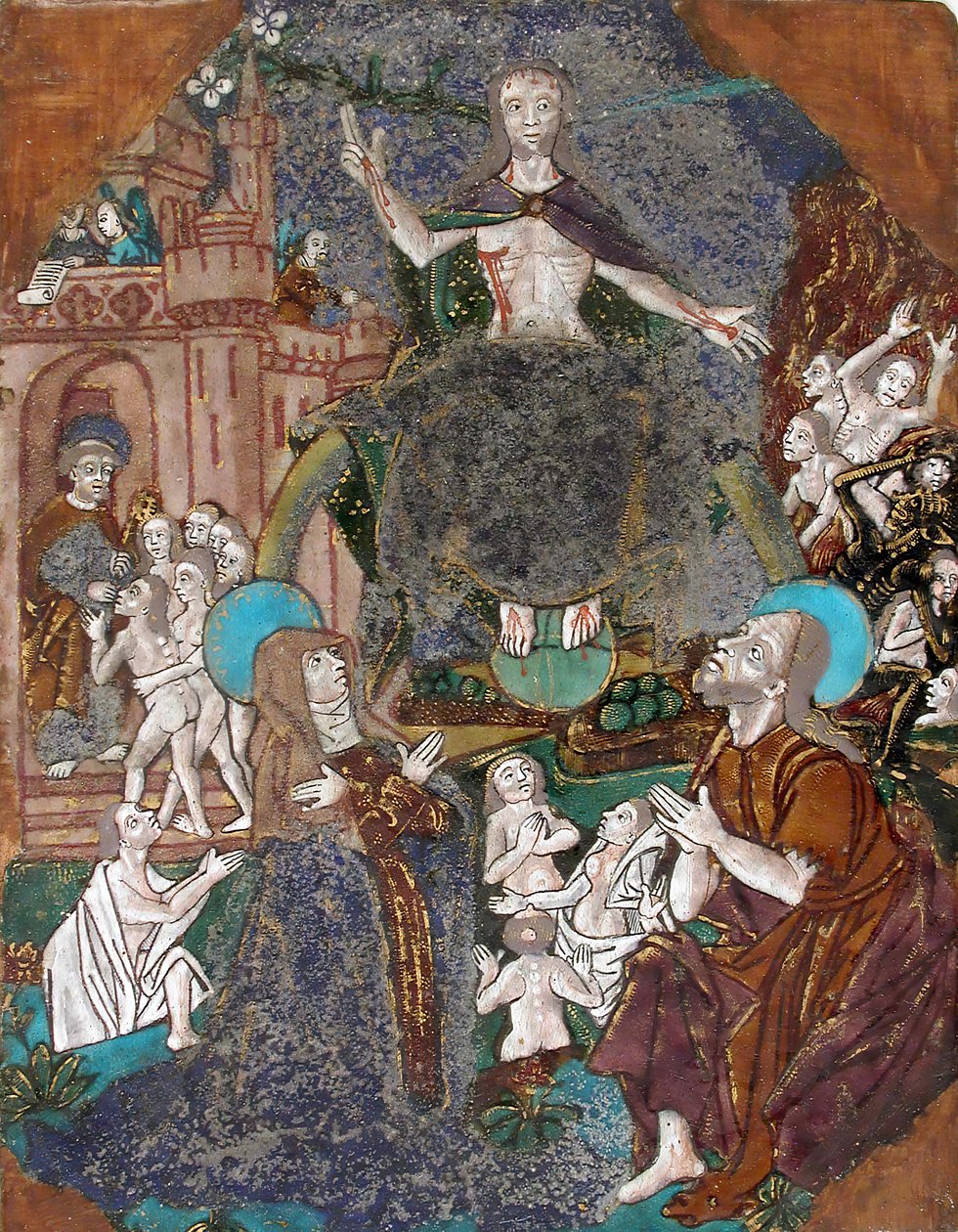Deska s posledním soudem, francouzština, ca. 1500. od Unbekannt
