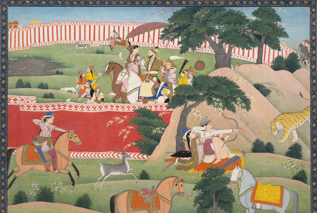 Pleasures of the Hunt, ca. 1800. od Unbekannt