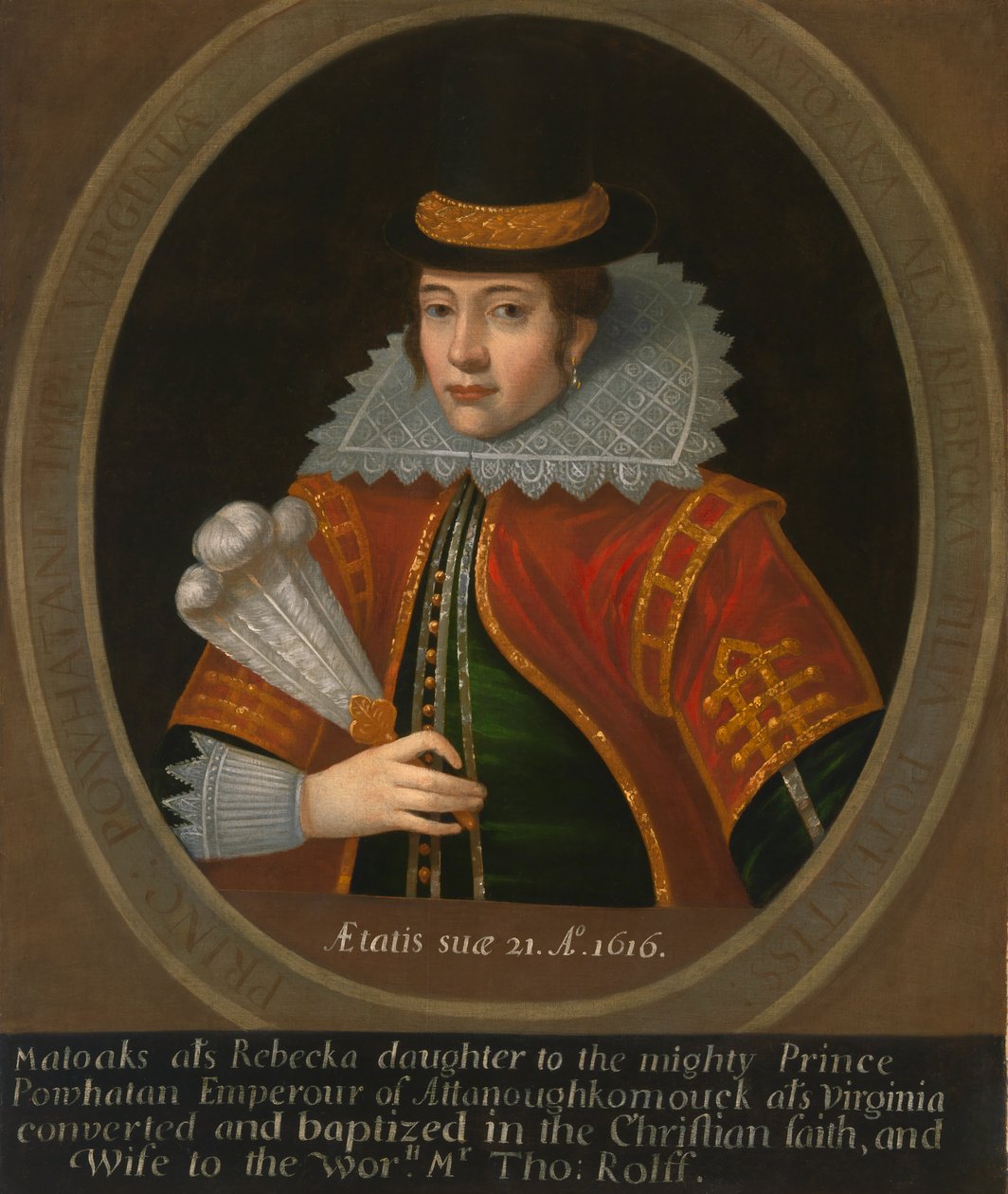 Pocahontas, po roce 1616. od Unbekannt