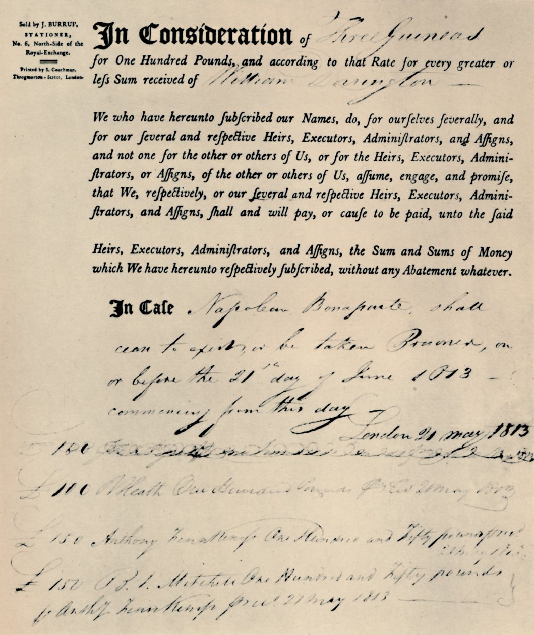 Politika o životě Napoleona, 1813, 1928 od Unbekannt