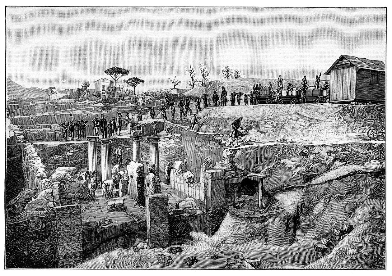 Pompeje, Itálie, 1900 od Unbekannt