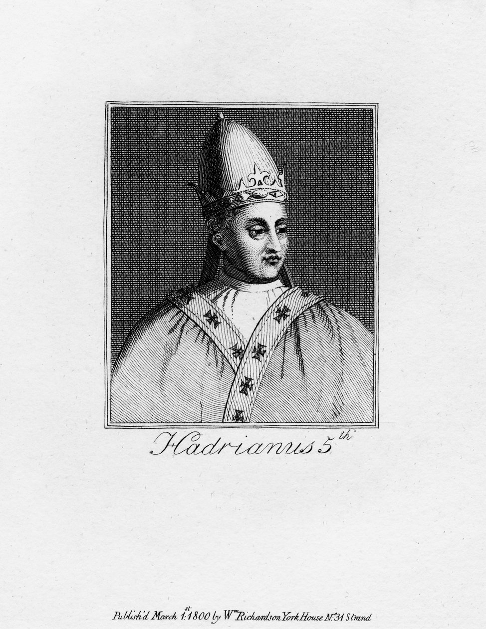 Pope Adrian V, 1800 od Unbekannt