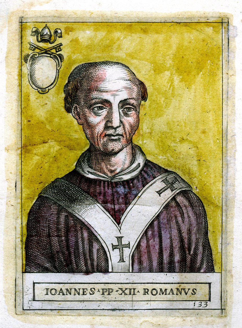 Papež Jan XII c937-964, c19. století od Unbekannt