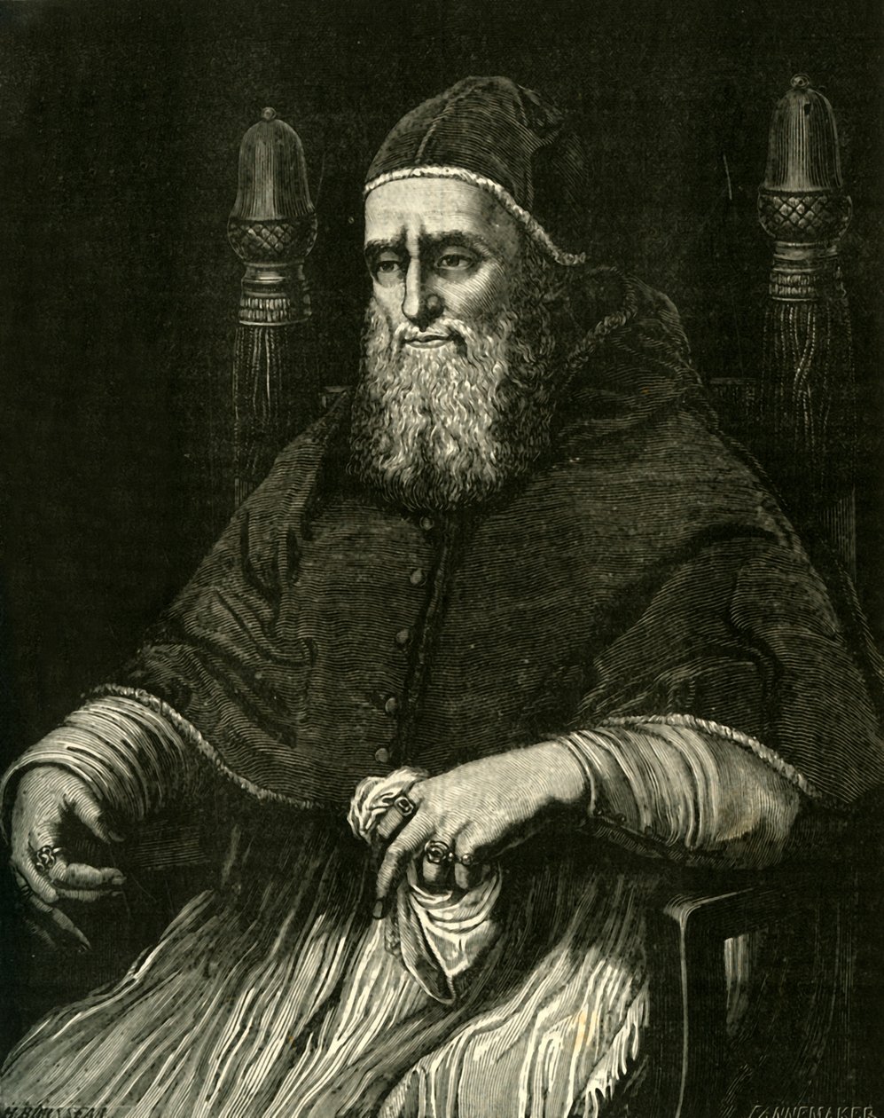 Papež Julius II, c1500, 1890. od Unbekannt