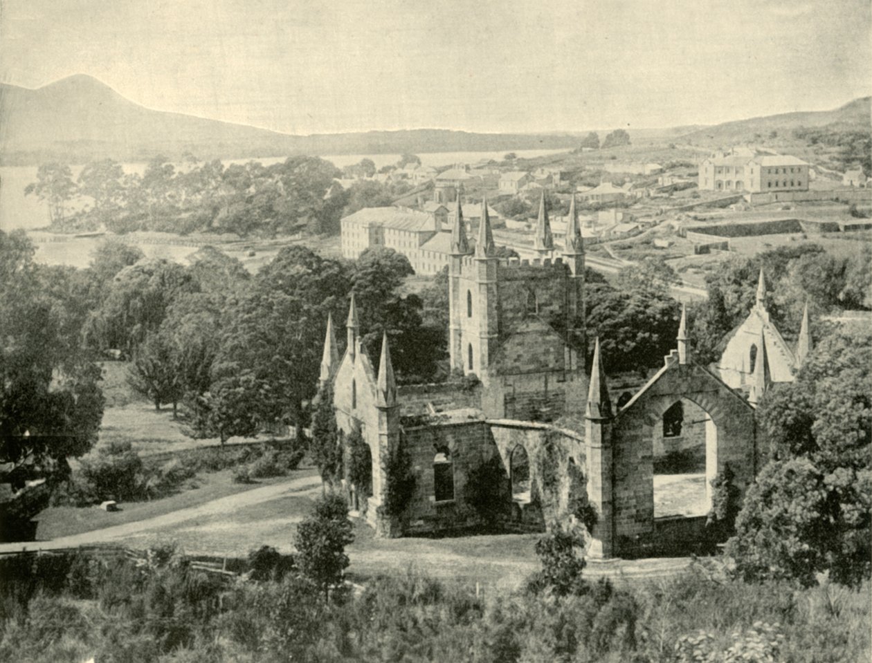 Port Arthur. Pohled na západ, 1901. od Unbekannt
