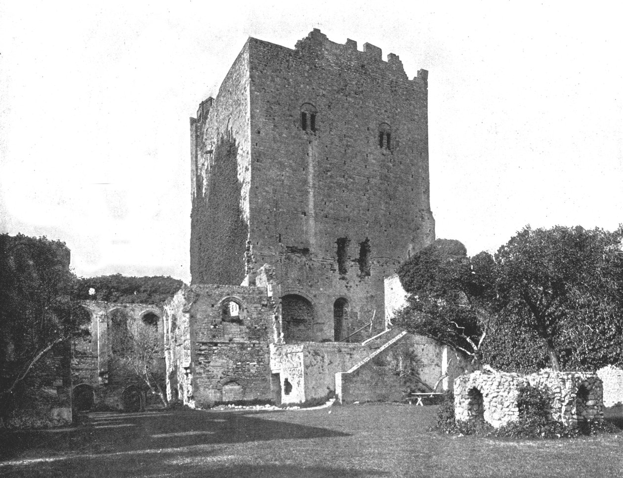 Hrad Portchester, Portsmouth, Hampshire, 1894. od Unbekannt