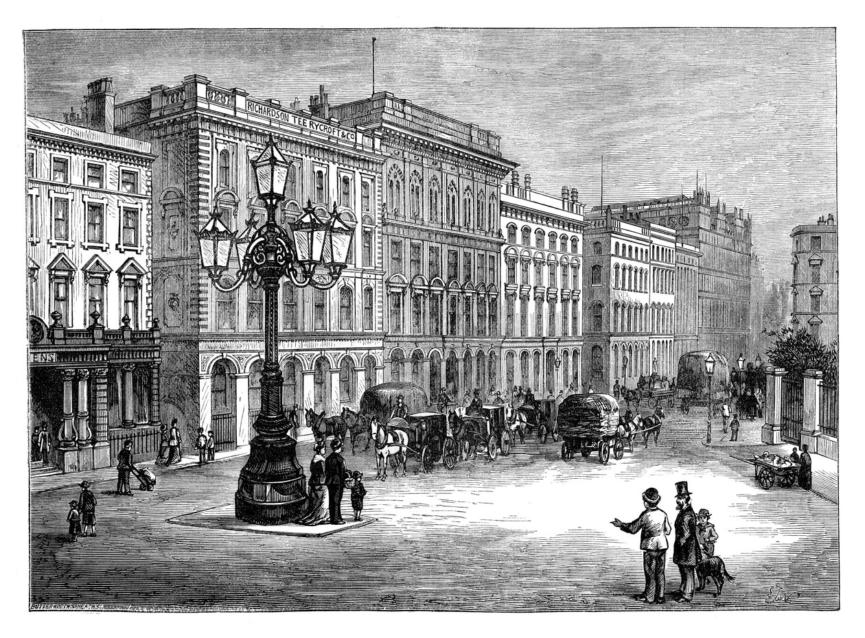 Portland Street, Manchester, konec 19. století od Unbekannt