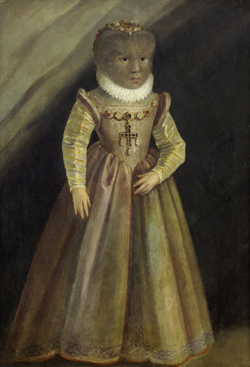 Portrét Antonietta Gonsalvus , c. 1580. od Unbekannt