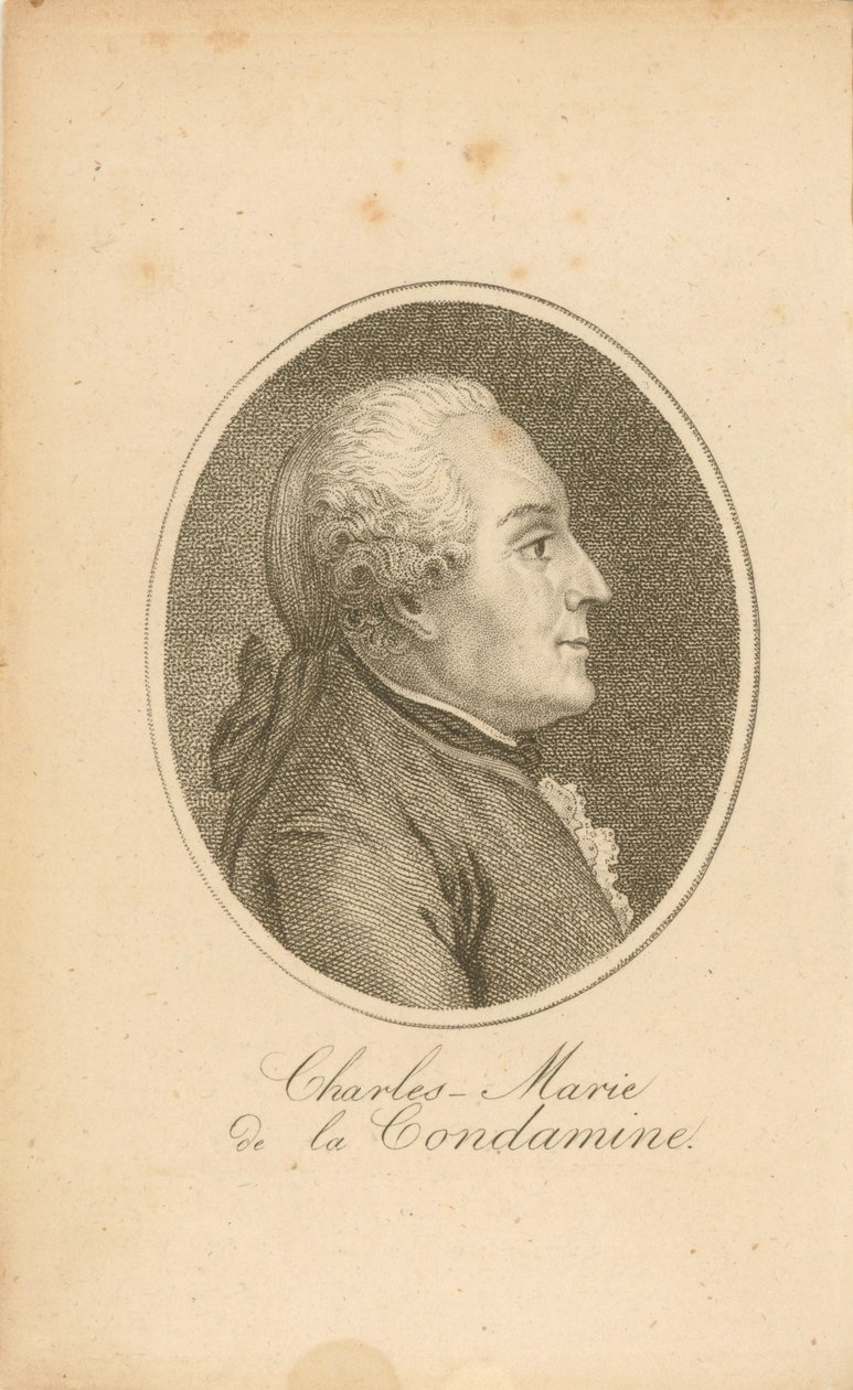 Portrét Charles-Marie de La Condamine 1701-1774. od Unbekannt