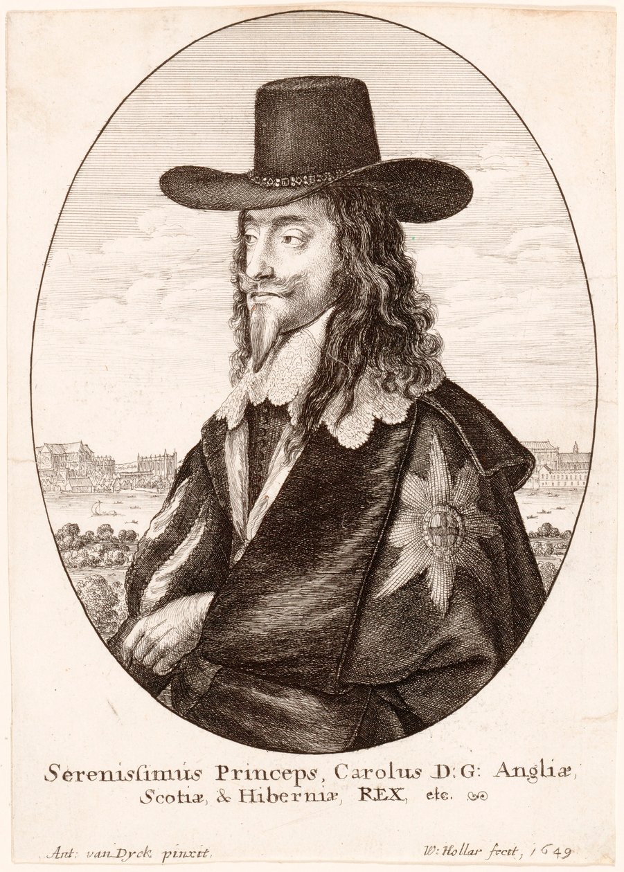 Portrét Karla I., hospoda. 1649. od Unbekannt