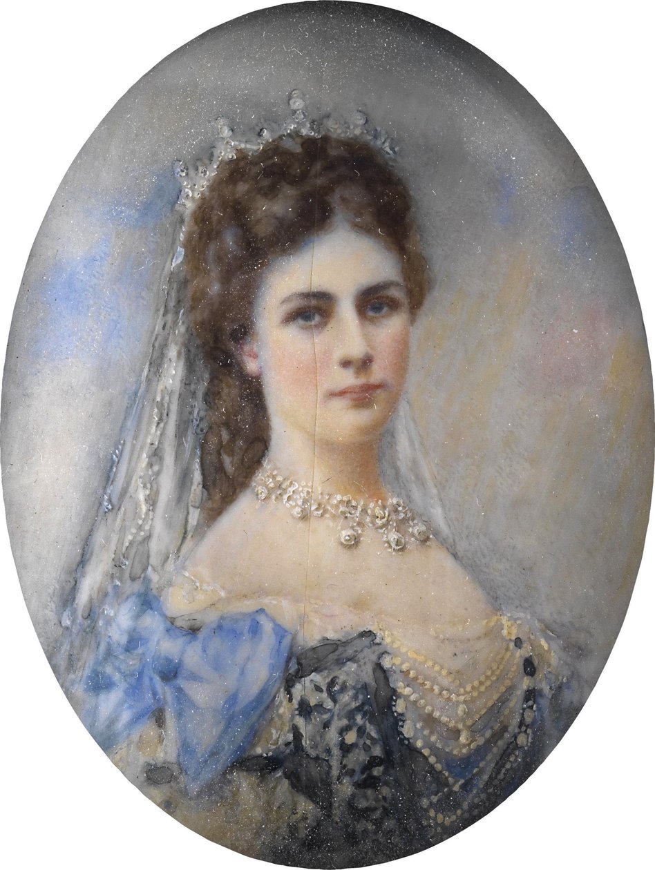 Portrét Alžběty Bavorské, c. 1900 od Unbekannt