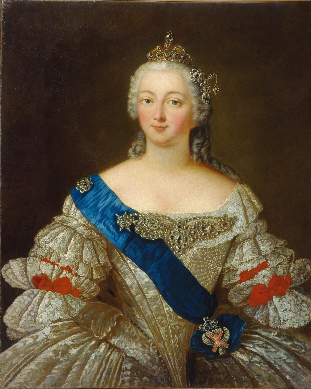 Portrét císařovny Alžběty Petrovny 1709-1762, 40. léta 18. století od Unbekannt