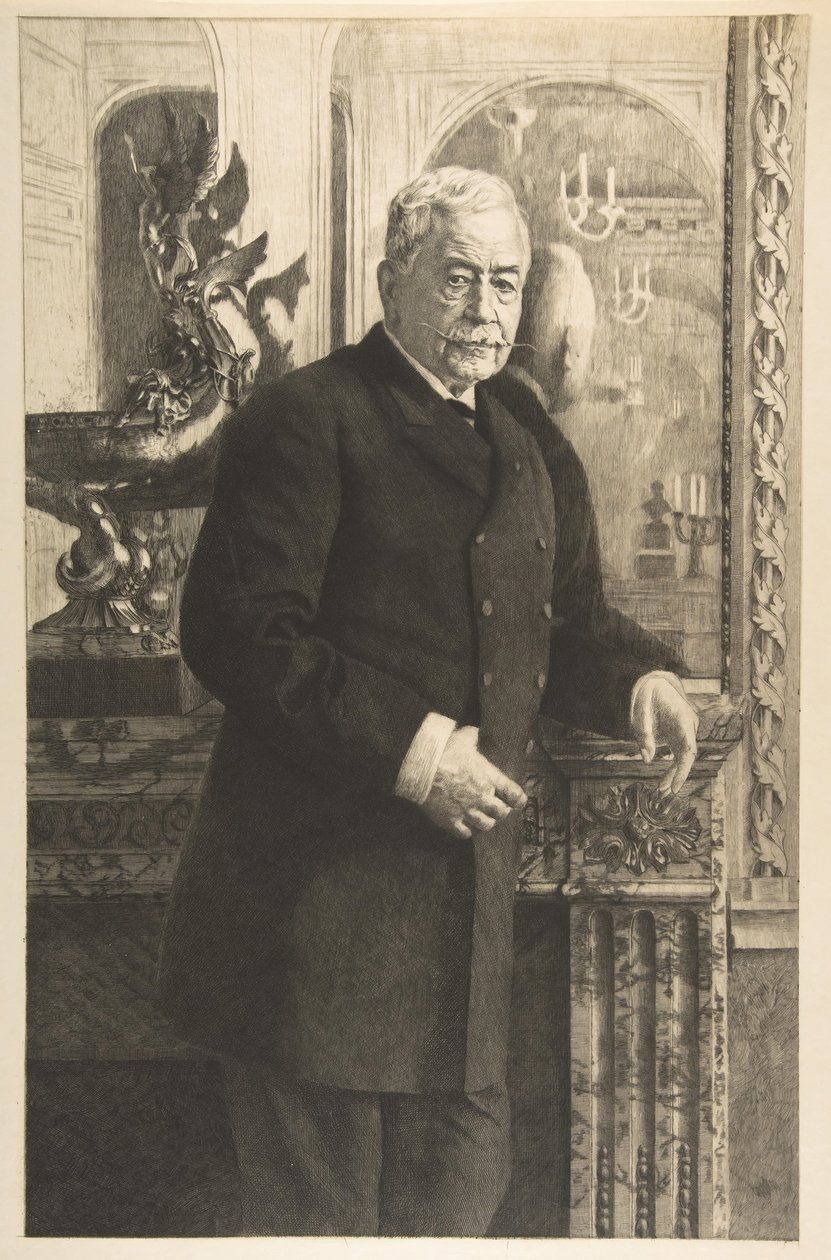 Portrét Ferdinanda Lessepse, 1850-1914. od Unbekannt