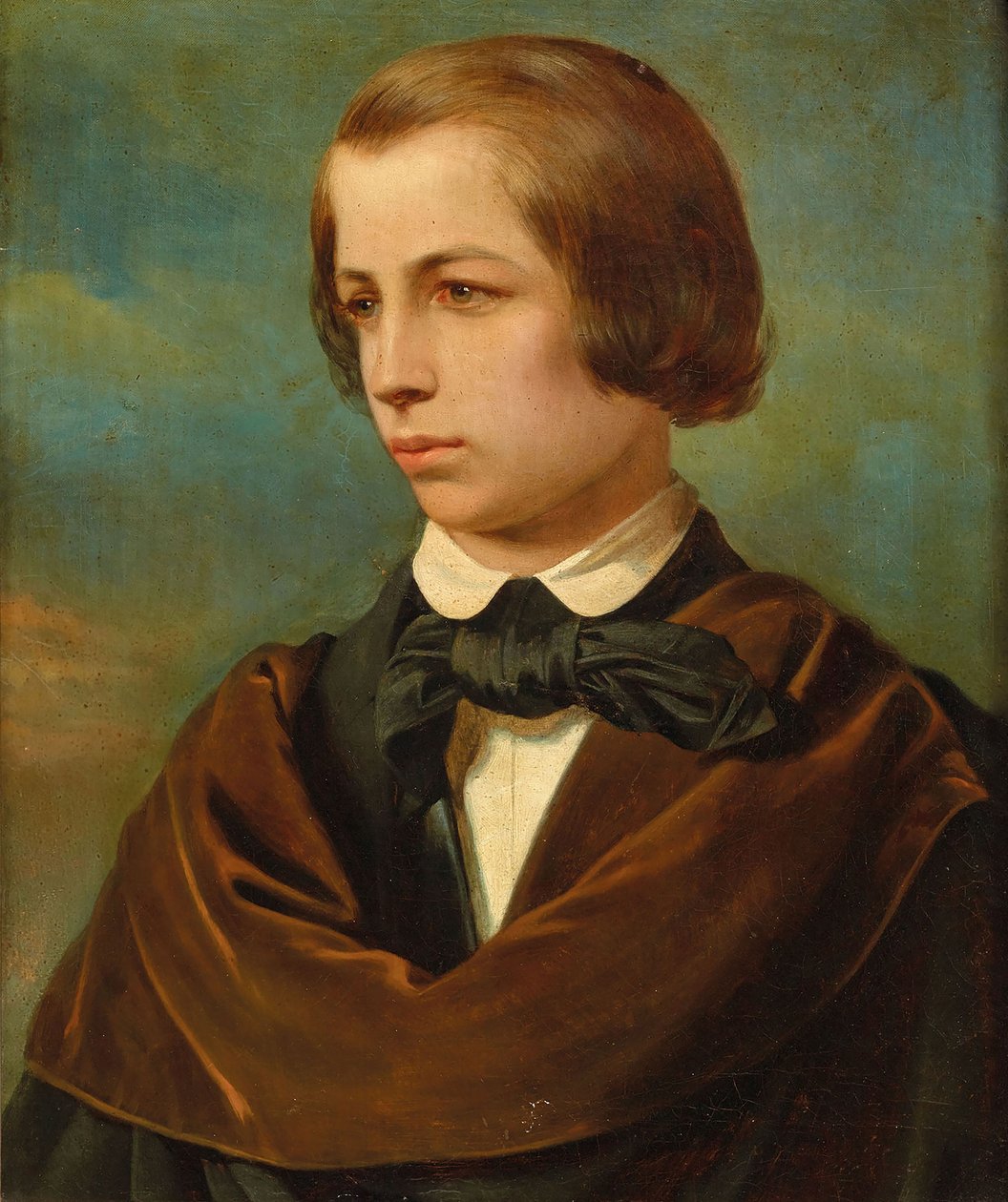 Portrét Franze Liszta 1811-1886, c. 1830. od Unbekannt
