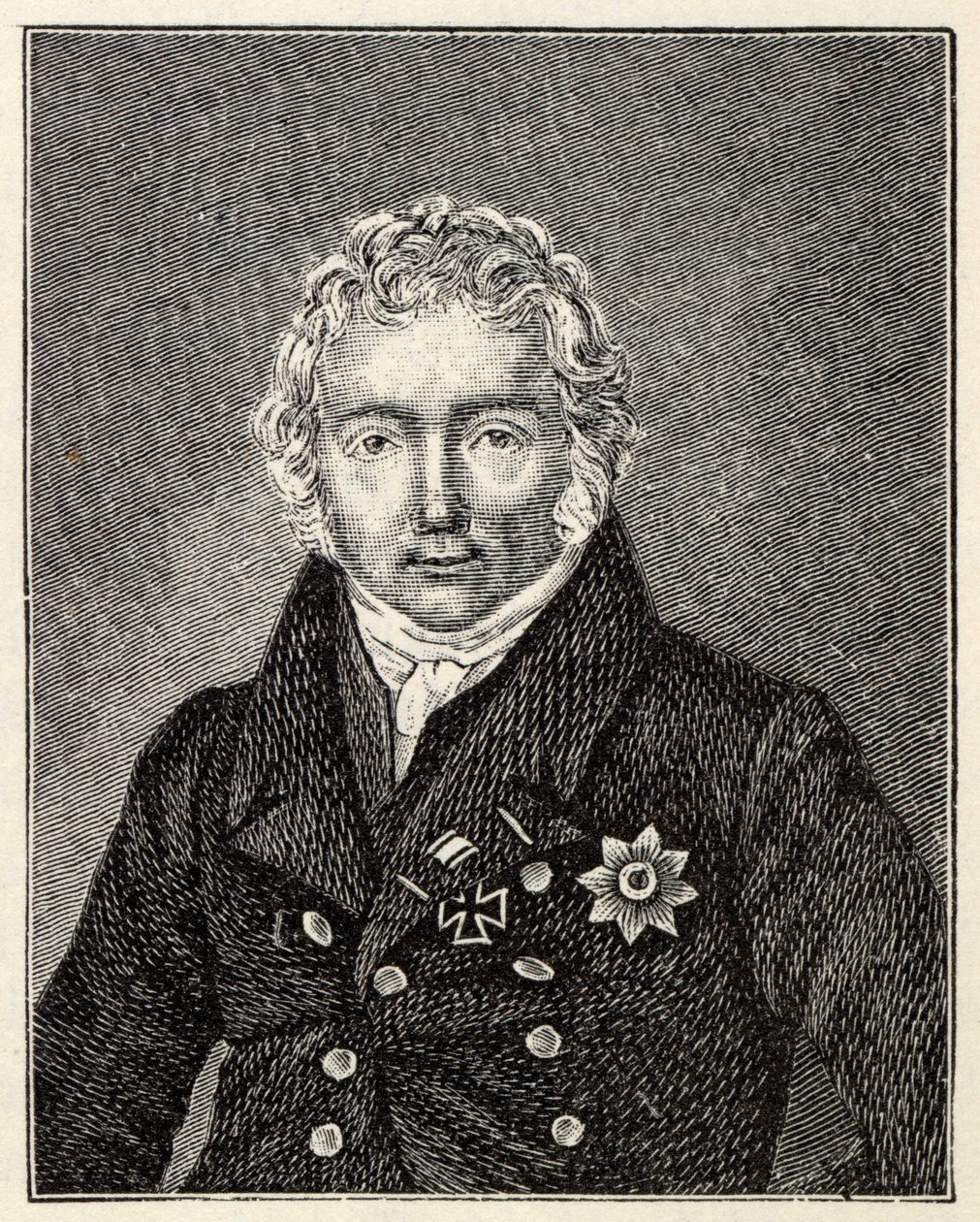 Portrét Friedricha von Motz 1775-1830. od Unbekannt