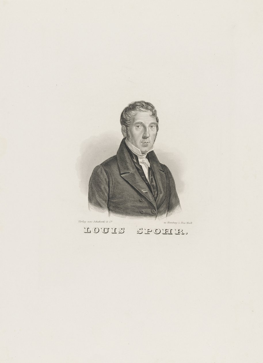 Portrét Louise Spohra 1784-1859, c. 1830-1840. od Unbekannt