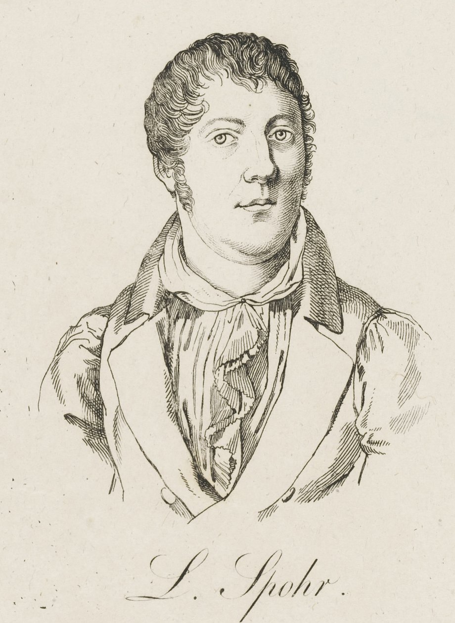 Portrét Louise Spohra 1784-1859, c. 1830. od Unbekannt
