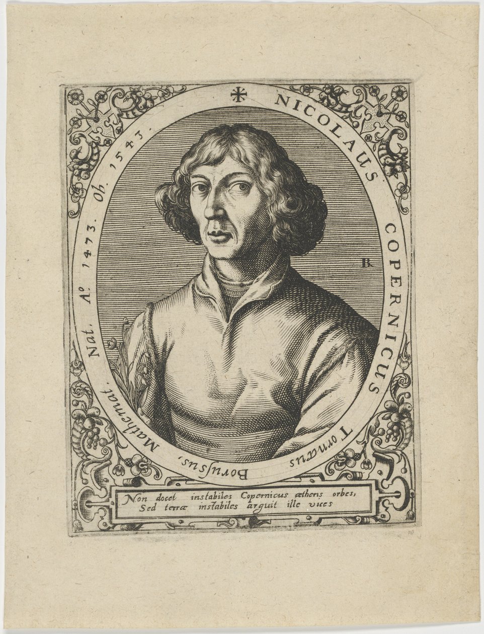 Portrét Mikuláše Koperníka 1473-1543, 1598. od Unbekannt
