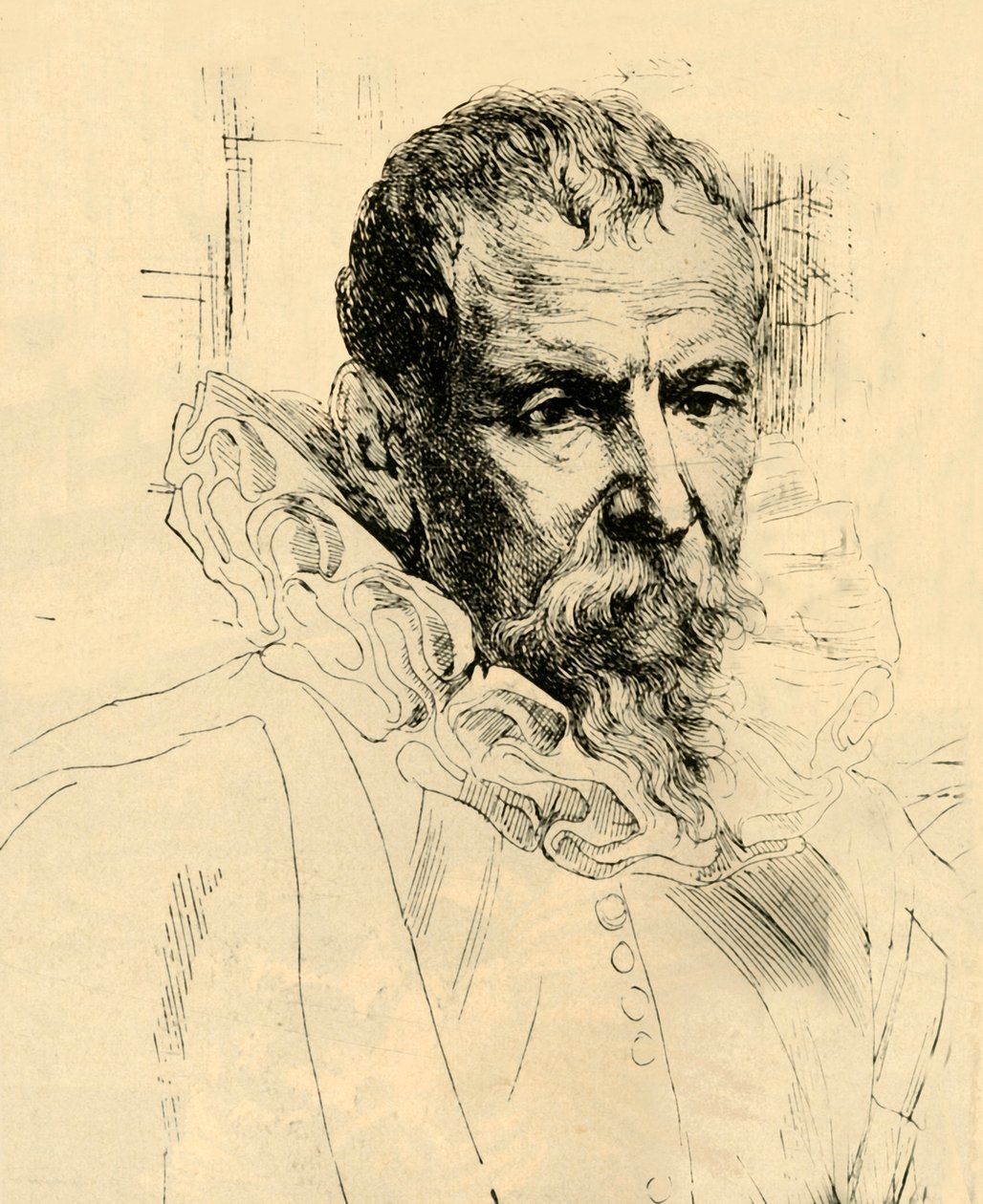 Portrét Petera Bruegela, 1883. od Unbekannt