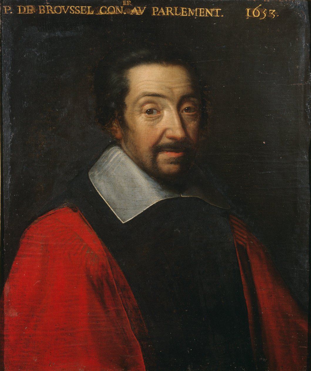 Portrét Pierra Broussela 1576-1654, 1653. od Unbekannt