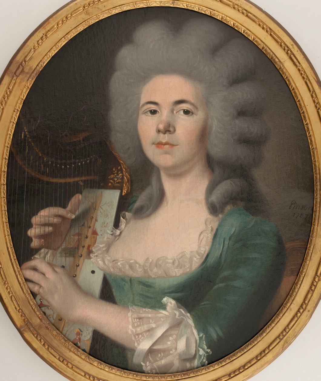 Portrét Rosalie Dugazon 1755-1821, 1787. od Unbekannt