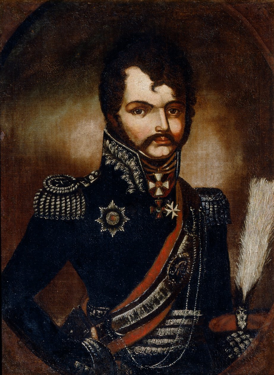 Portrét Vasilije Orlova-Denisova 1775-1843 od Unbekannt