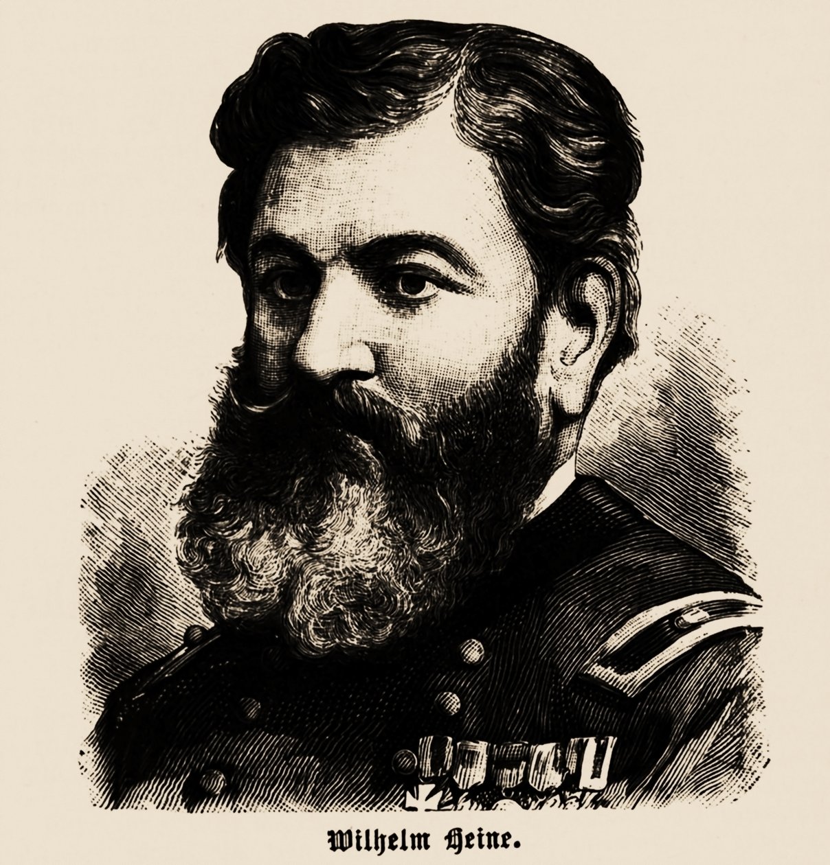 Portrét Wilhelma Heineho 1827-1885, 1886. od Unbekannt